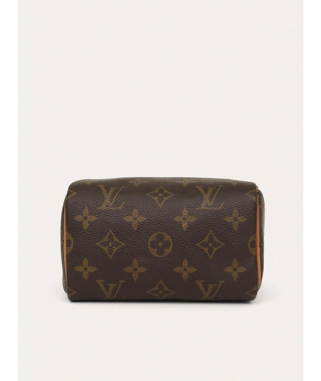 LOUIS VUITTON Коричневая сумка с короткими ручками, фото 4