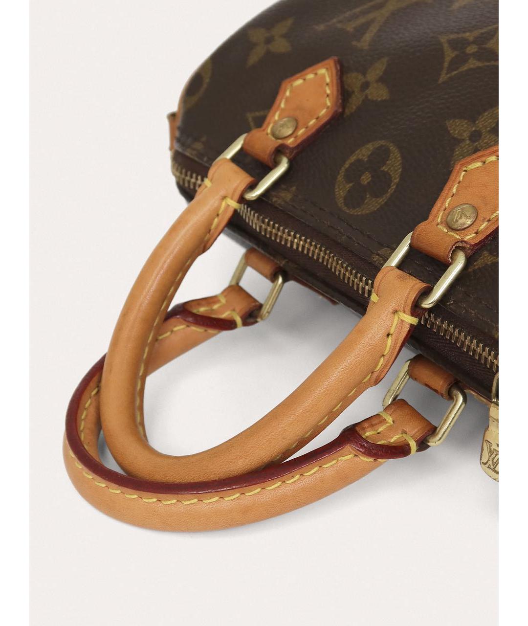 LOUIS VUITTON Коричневая сумка с короткими ручками, фото 5