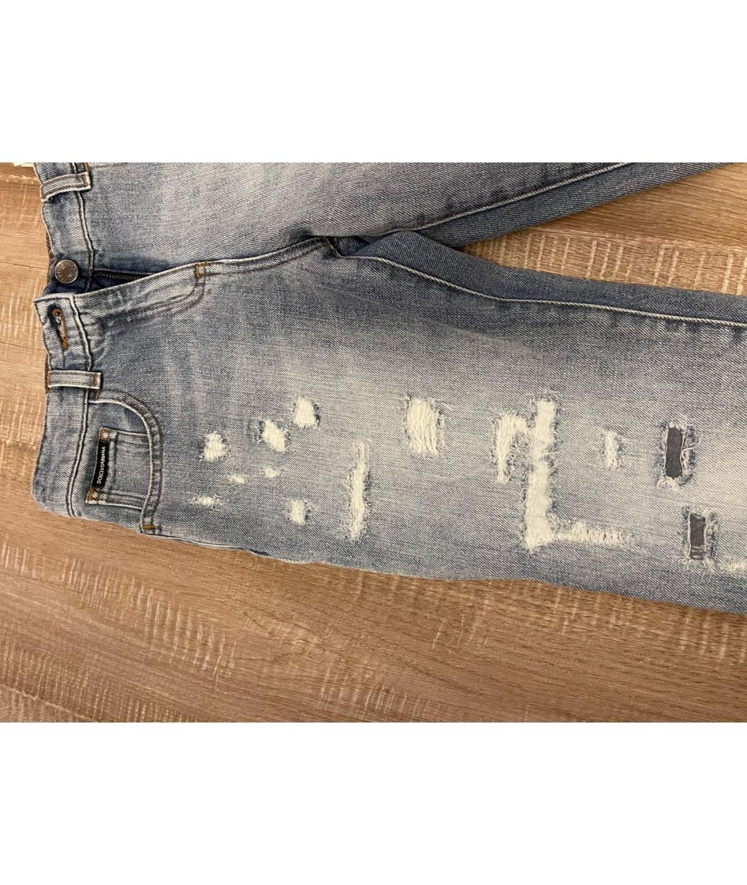 DOLCE & GABBANA KIDS Синие деним детские джинсы, фото 3