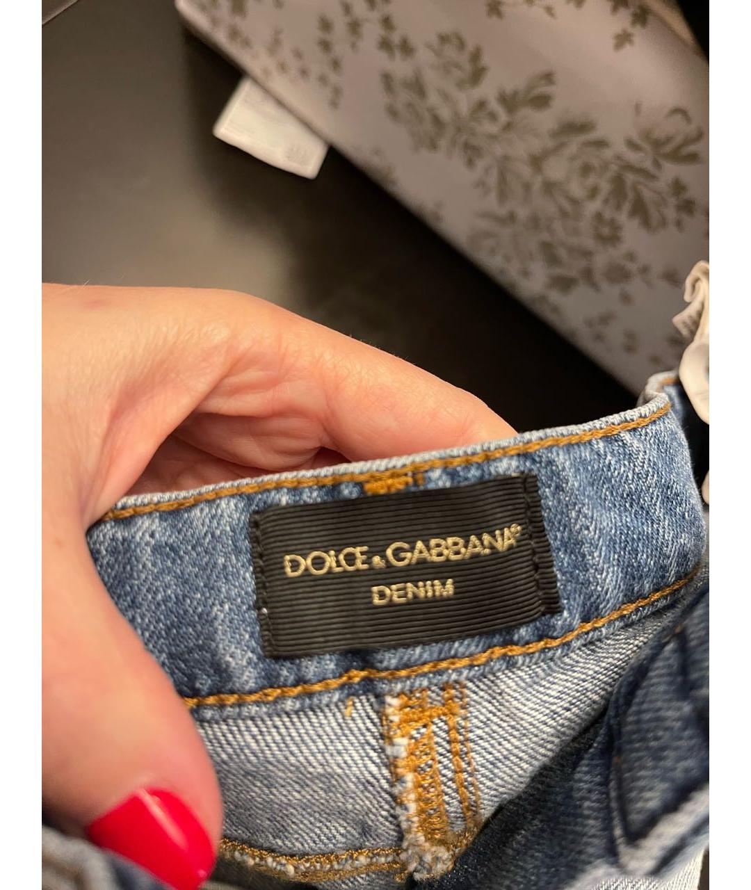 DOLCE & GABBANA KIDS Синие деним детские джинсы, фото 7