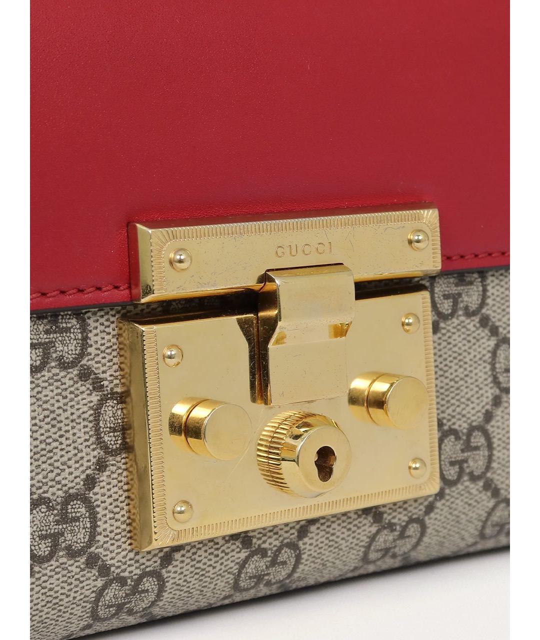 GUCCI Красная сумка через плечо, фото 7
