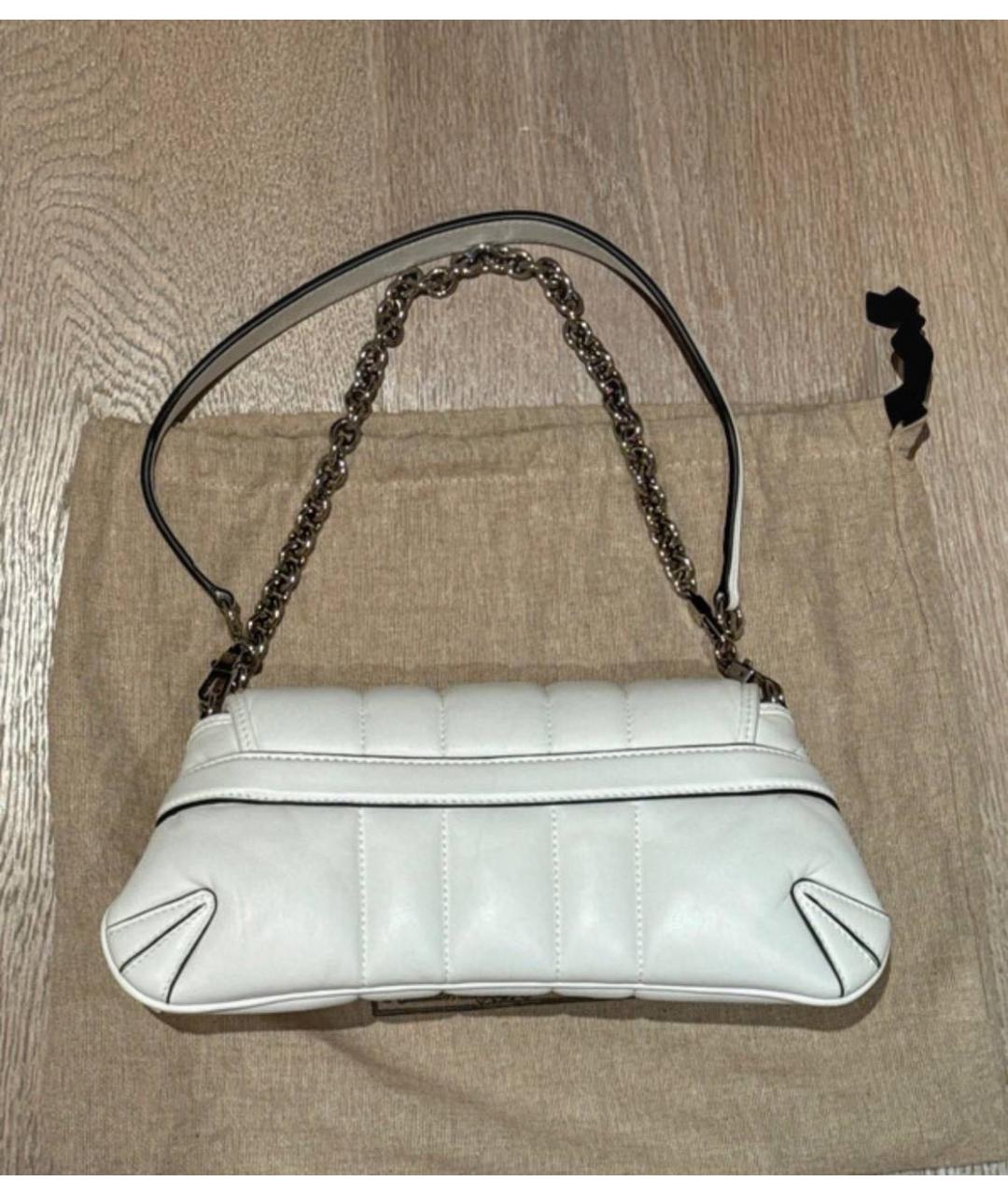 GUCCI Белая кожаная сумка через плечо, фото 4