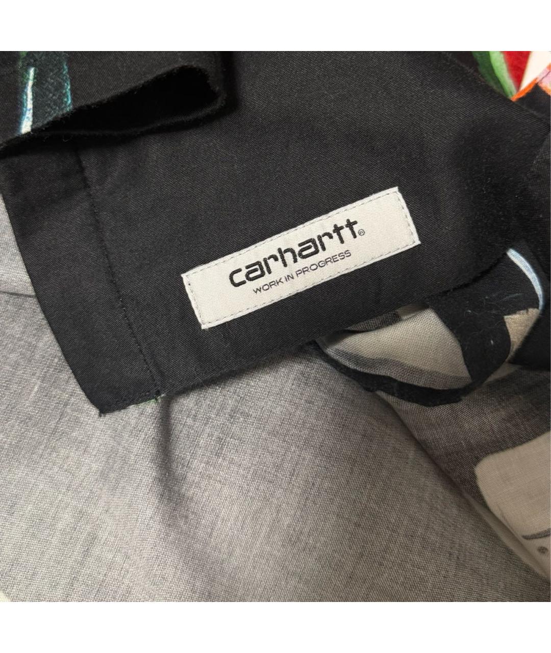CARHARTT Черная хлопковая кэжуал рубашка, фото 5