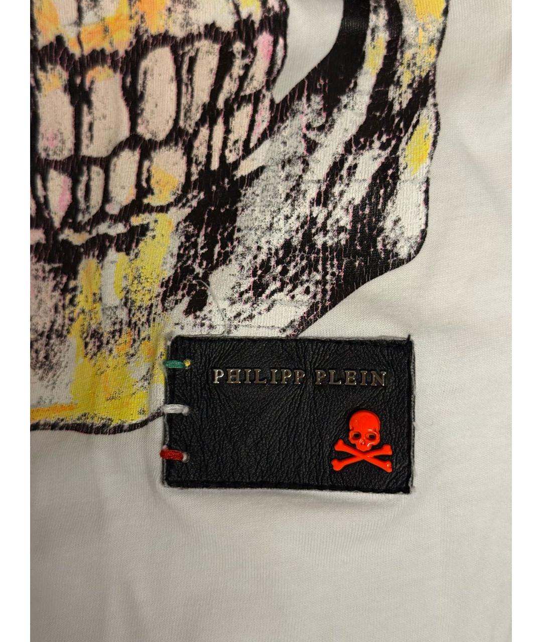 PHILIPP PLEIN Мульти хлопковая футболка, фото 4