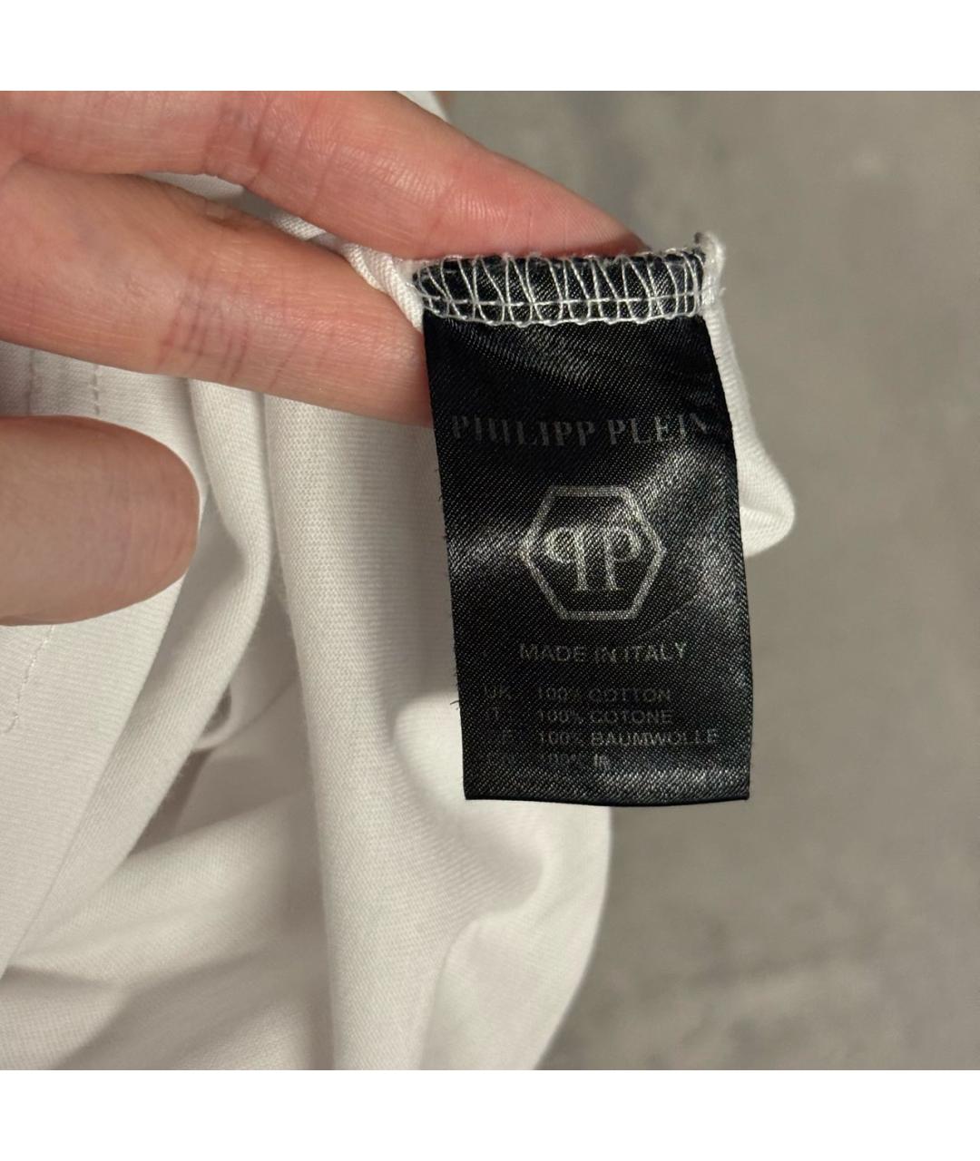 PHILIPP PLEIN Мульти хлопковая футболка, фото 6