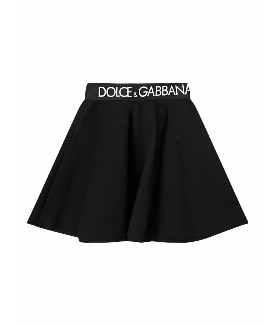 DOLCE & GABBANA KIDS Черная юбка, фото 1