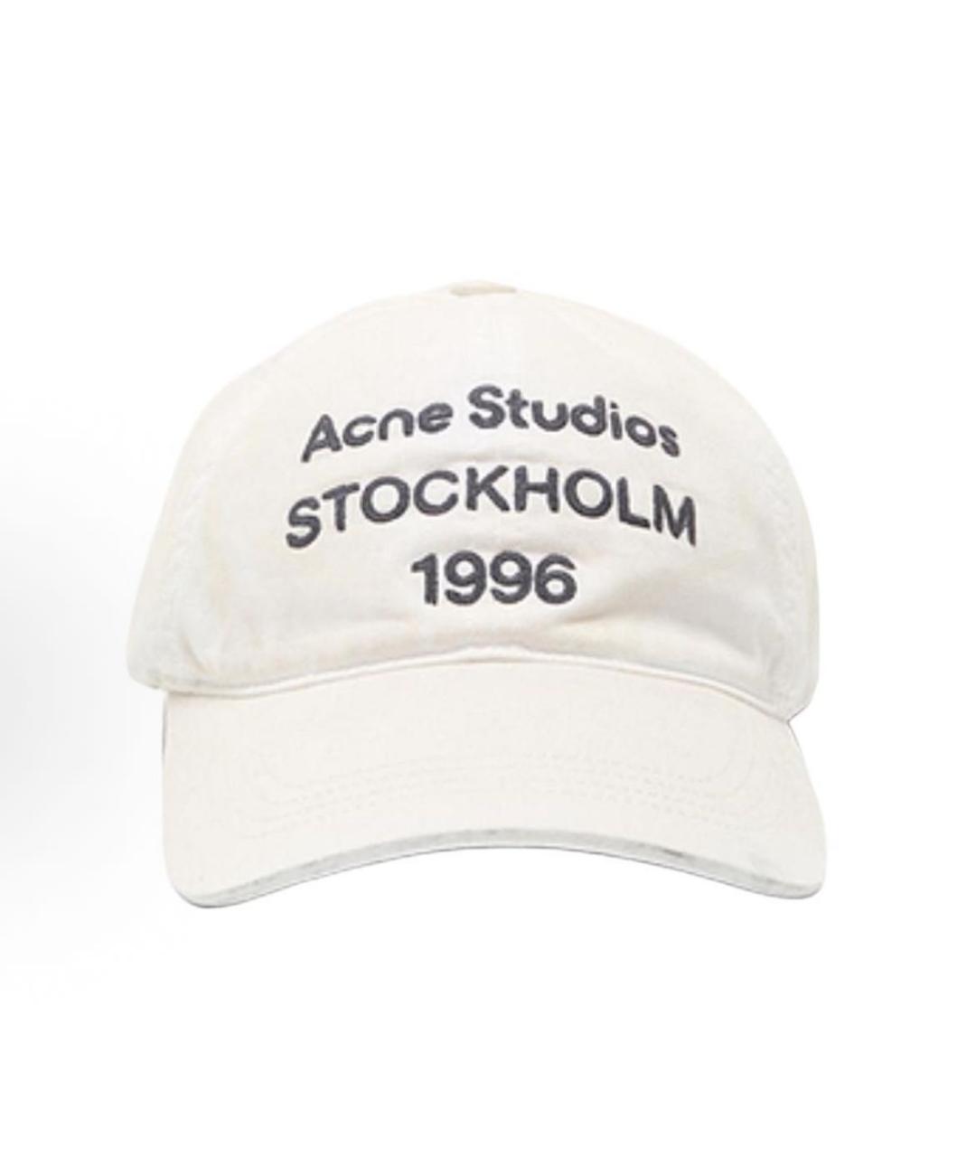 ACNE STUDIOS Белая хлопковая кепка, фото 9