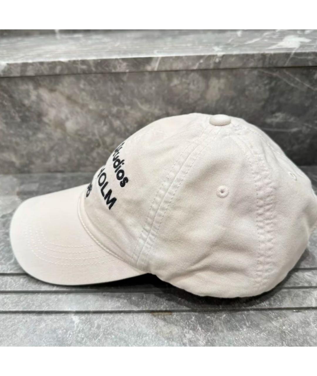 ACNE STUDIOS Белая хлопковая кепка, фото 8