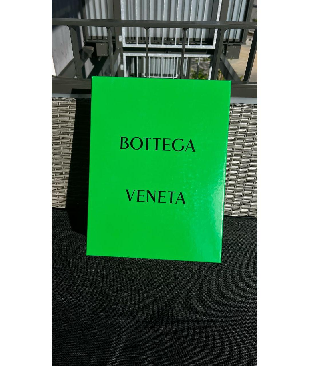BOTTEGA VENETA Коричневые резиновые сапоги, фото 5