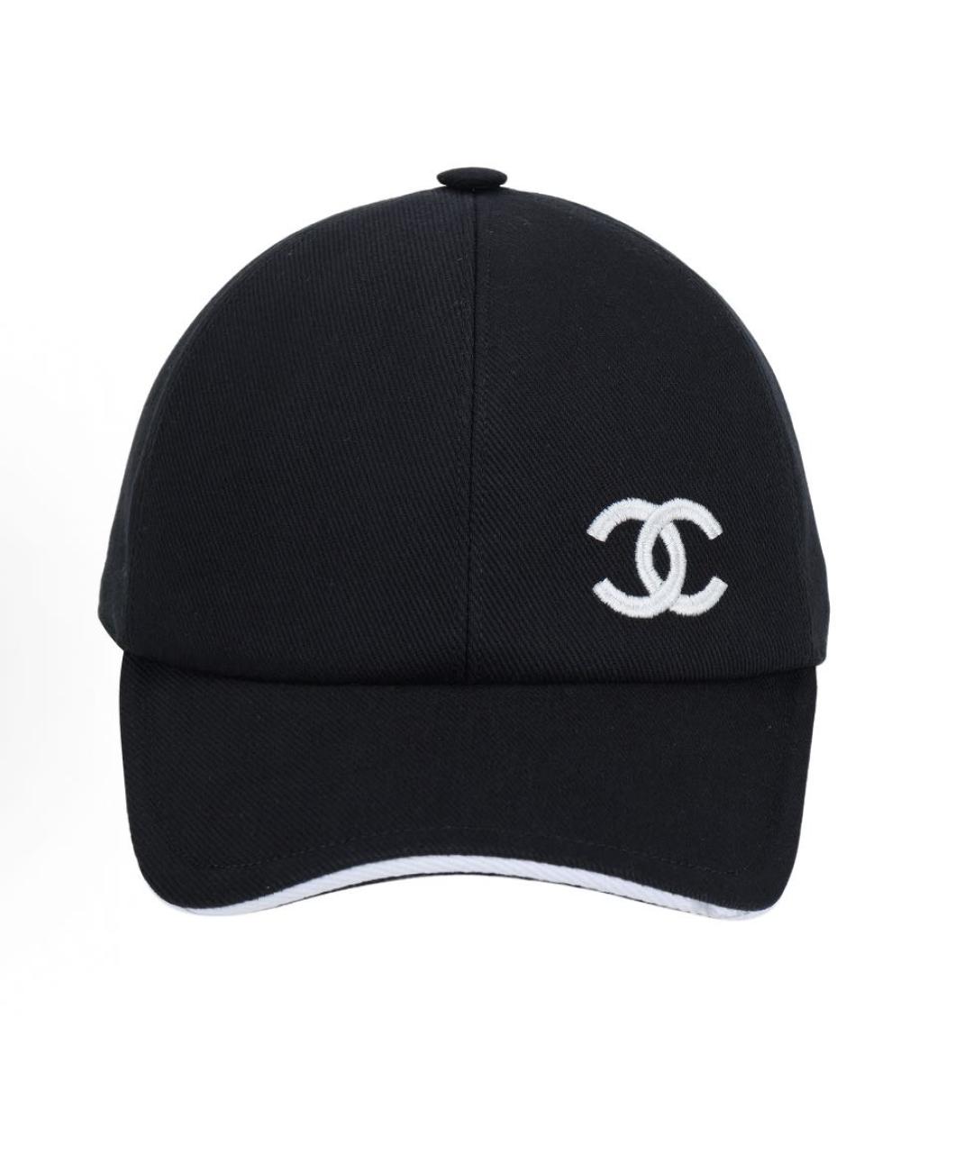 CHANEL Черная кепка, фото 2