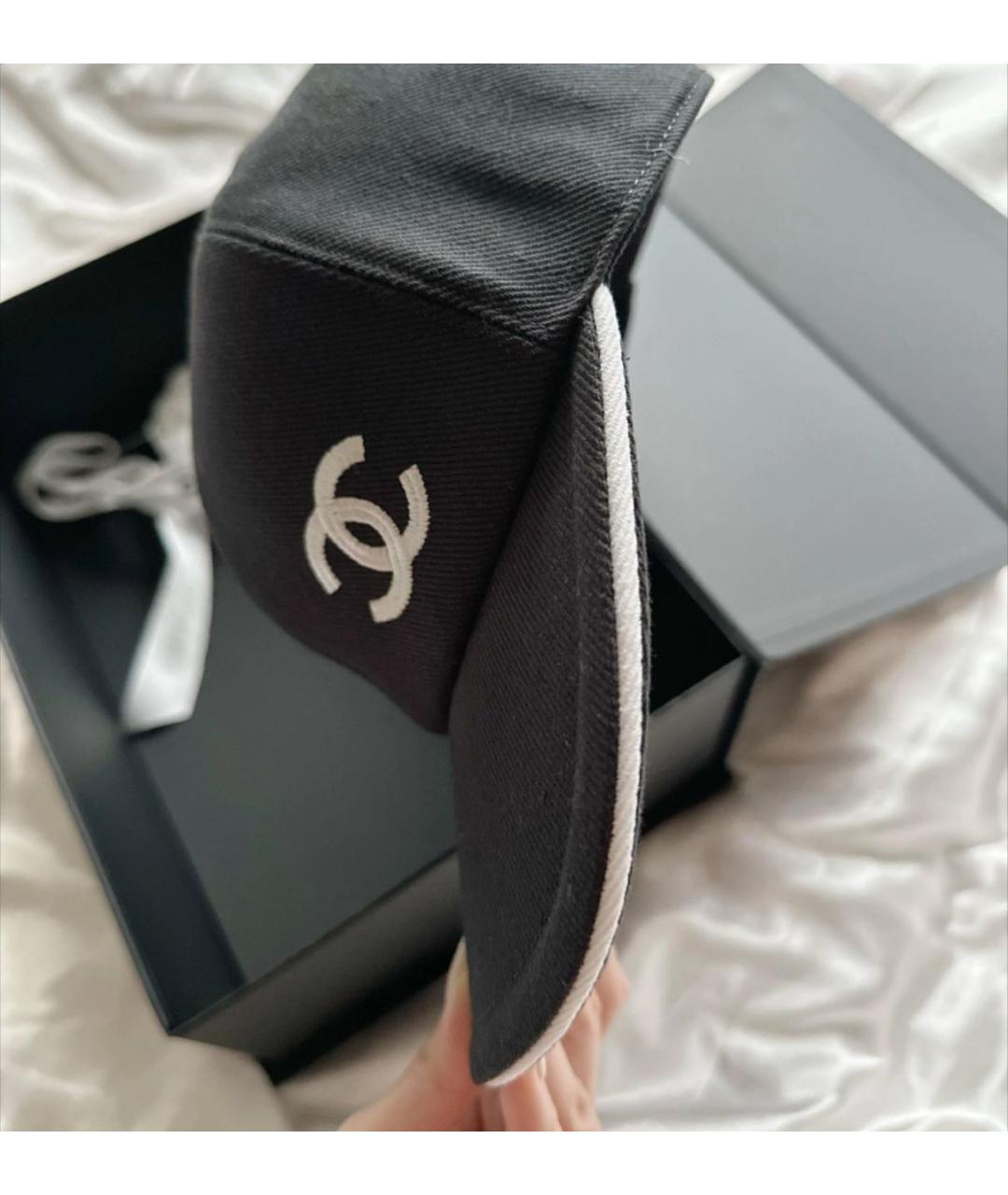 CHANEL Черная кепка, фото 8