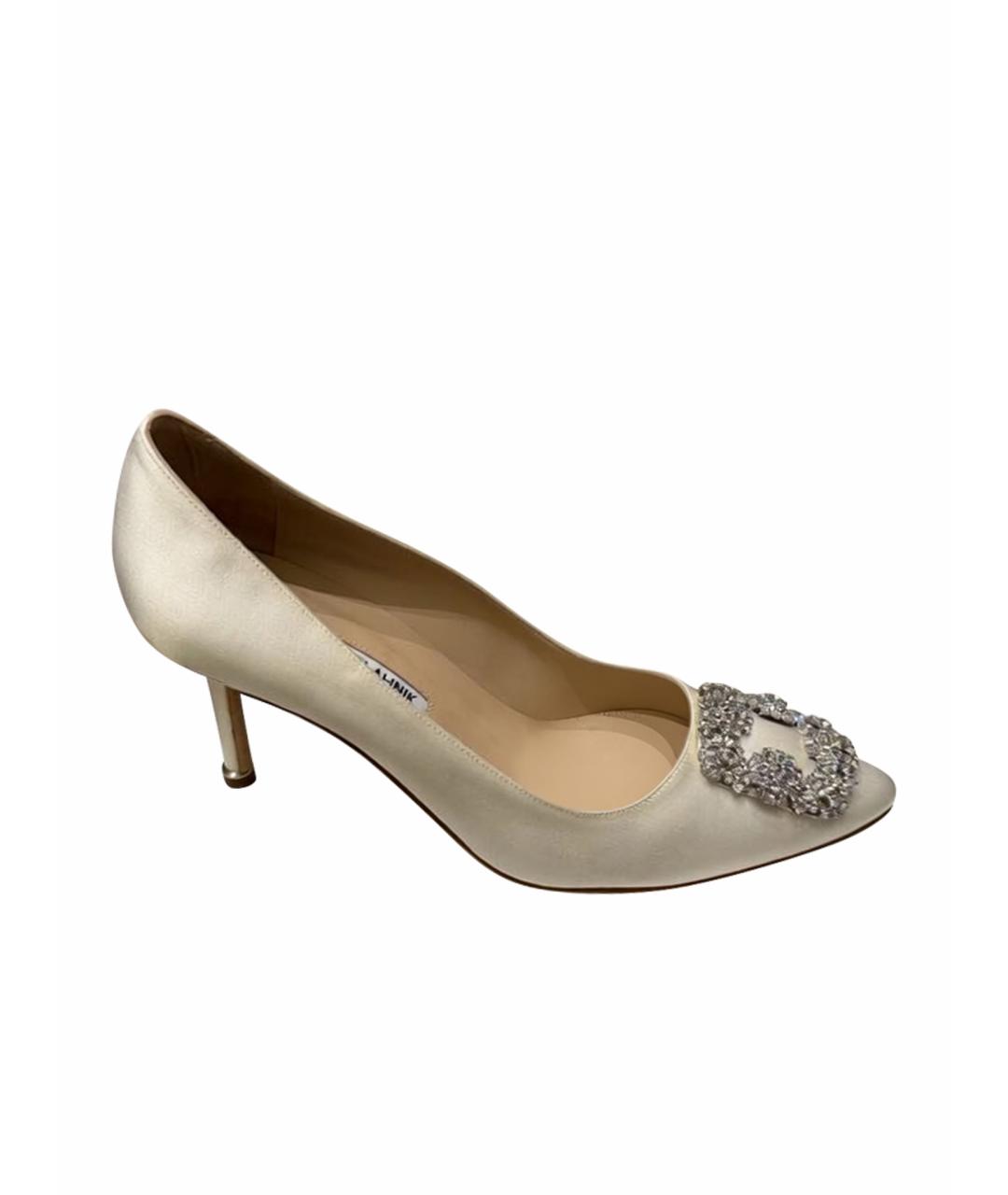 MANOLO BLAHNIK Белые туфли, фото 1