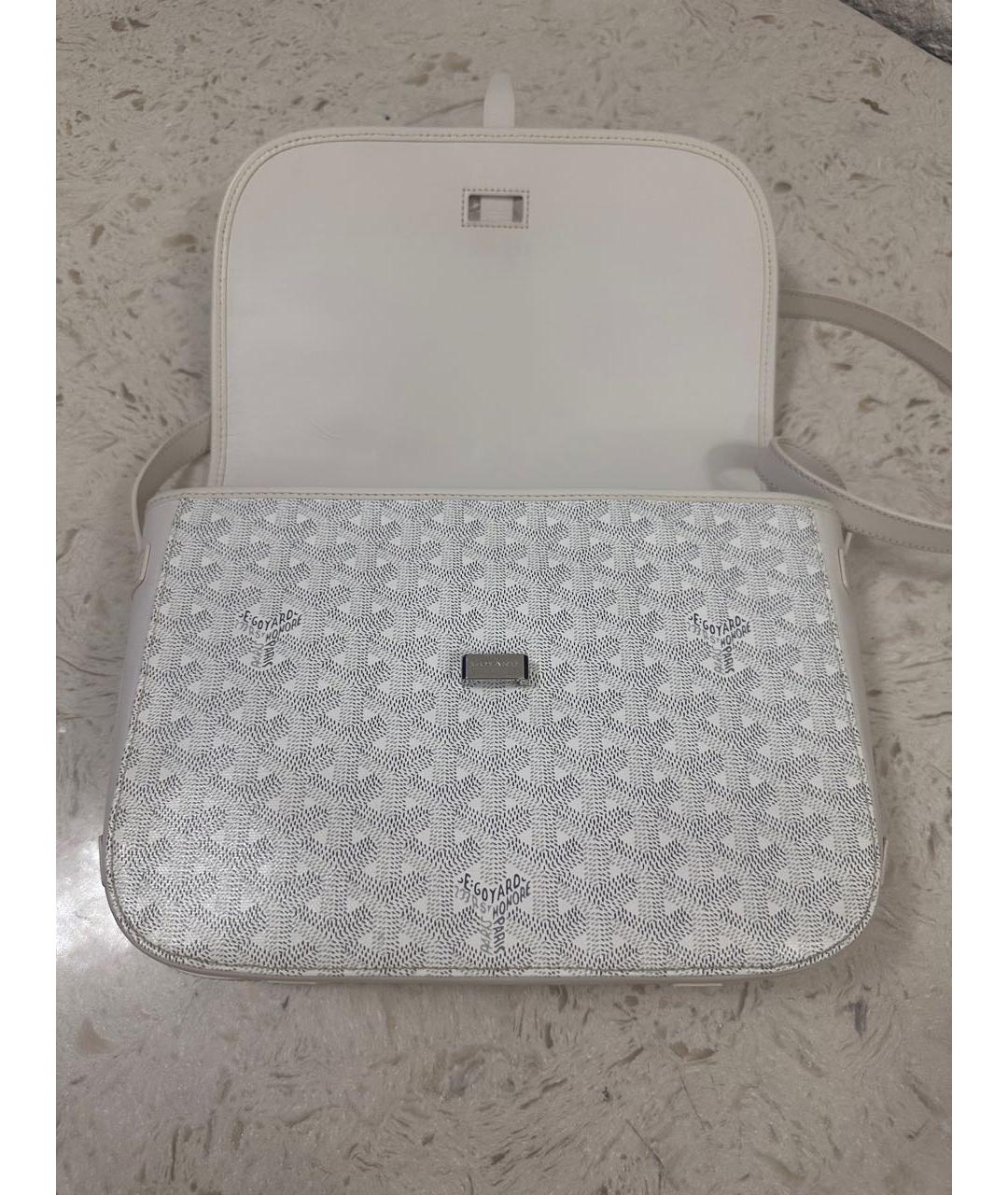 GOYARD Белая сумка через плечо, фото 3