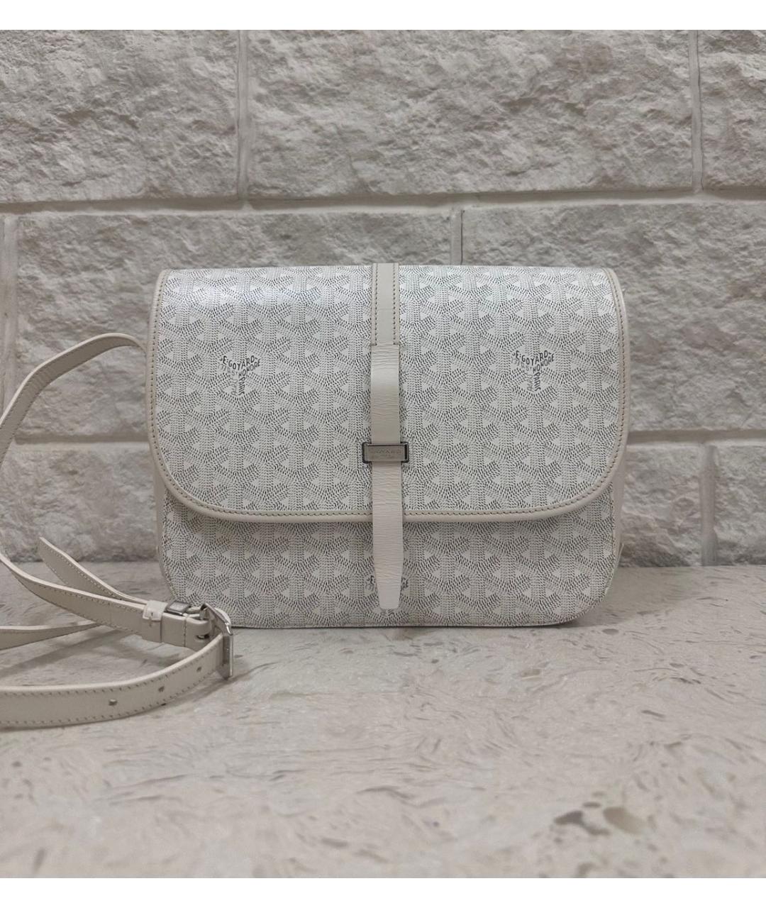 GOYARD Белая сумка через плечо, фото 5