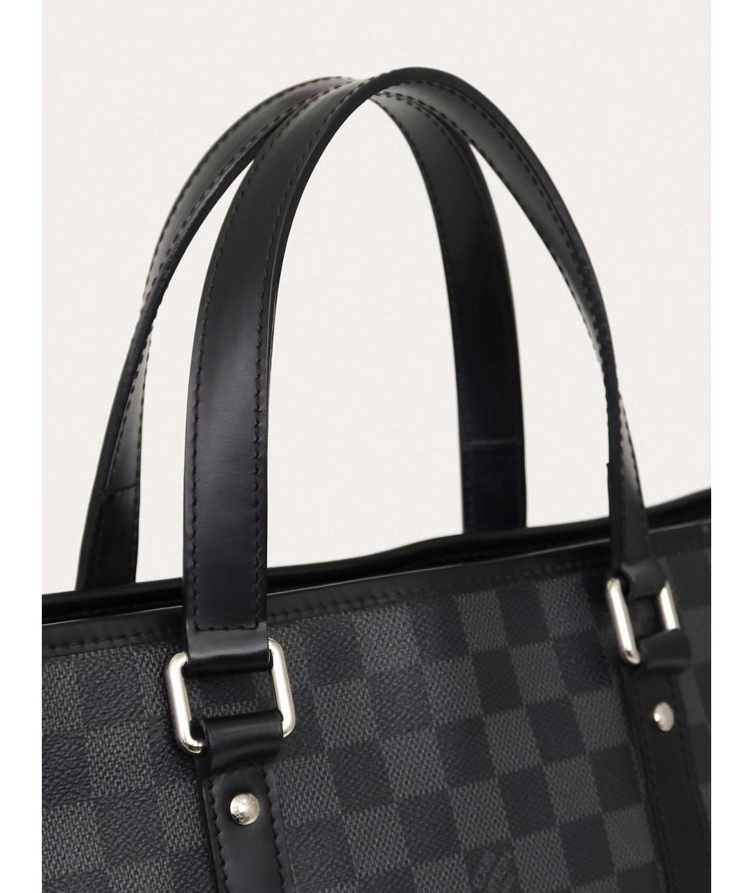 LOUIS VUITTON Черный портфель, фото 7
