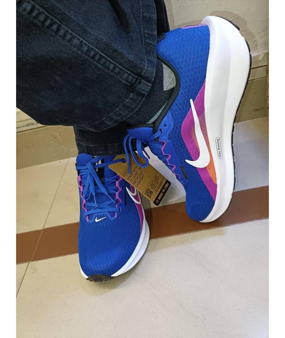 NIKE Синие низкие кроссовки / кеды, фото 5