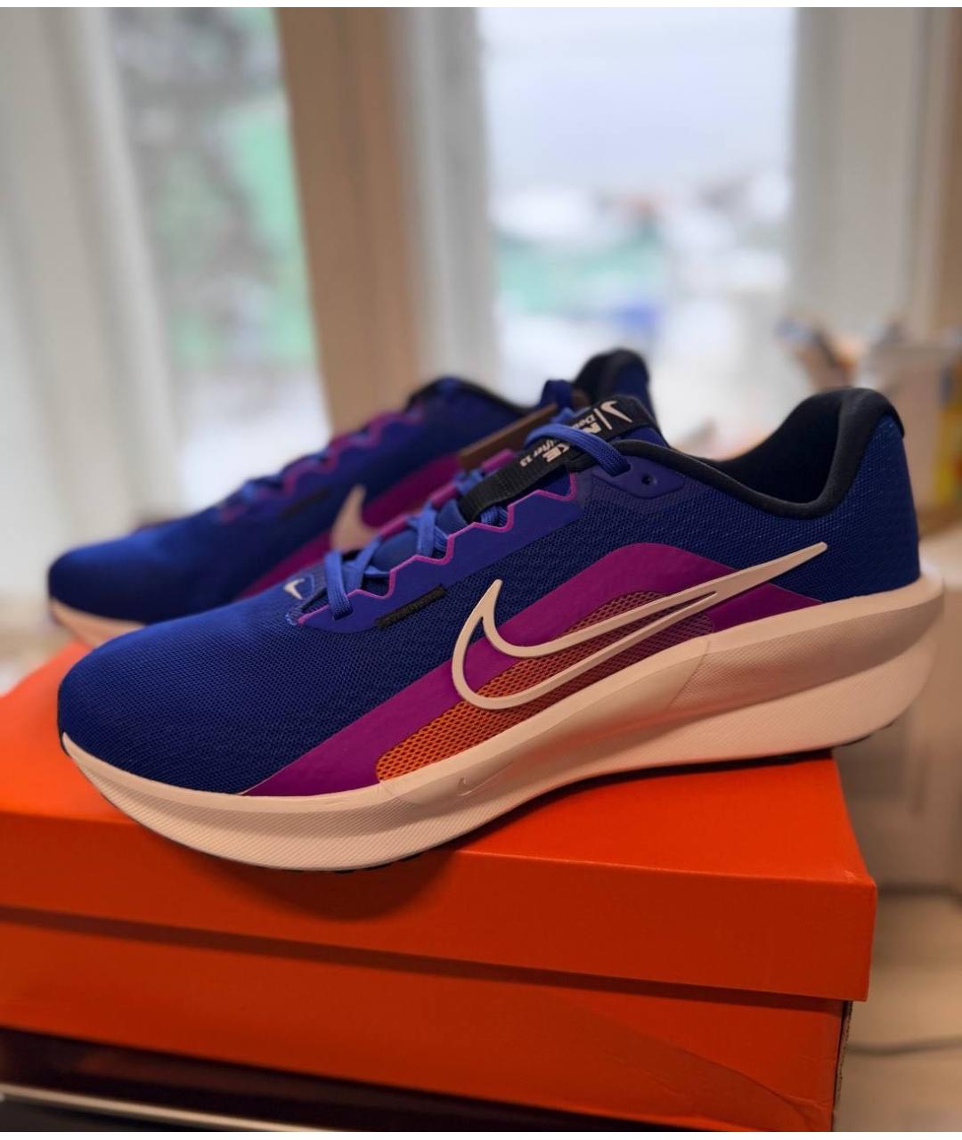 NIKE Синие низкие кроссовки / кеды, фото 6