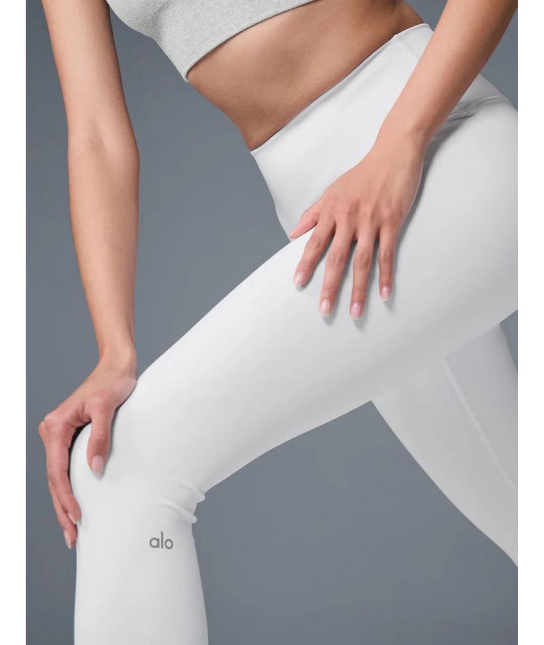 ALO YOGA Белый хлопковый спортивные костюмы, фото 5