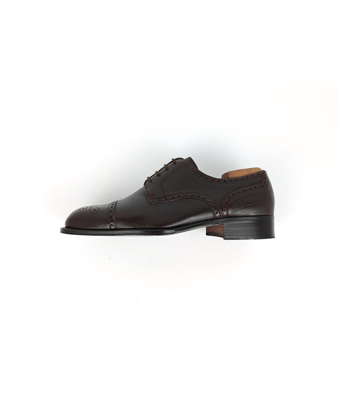 BALLY Коричневые кожаные туфли, фото 2