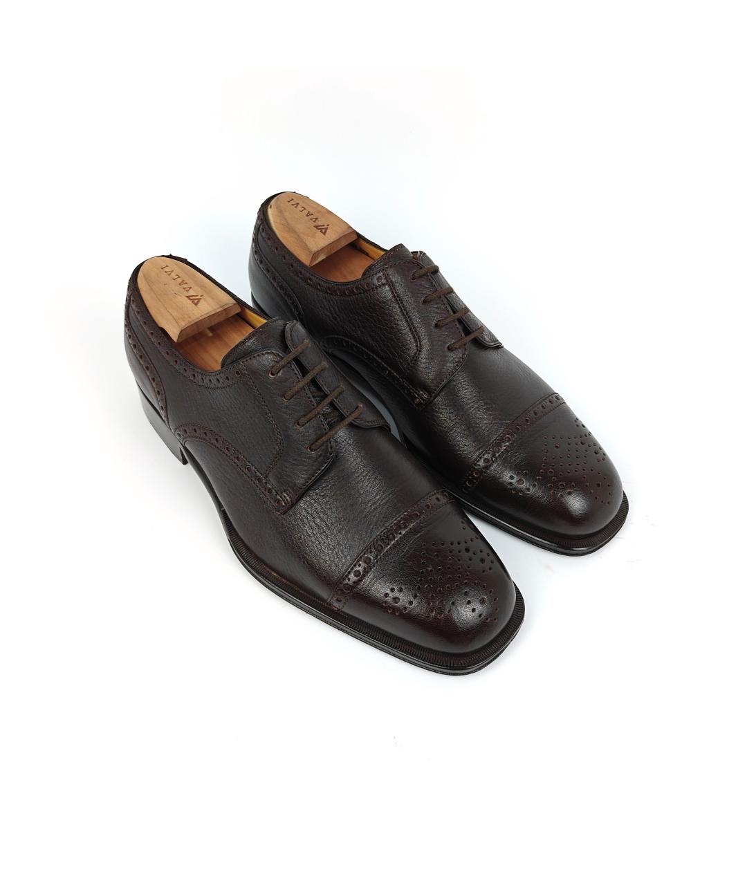 BALLY Коричневые кожаные туфли, фото 3