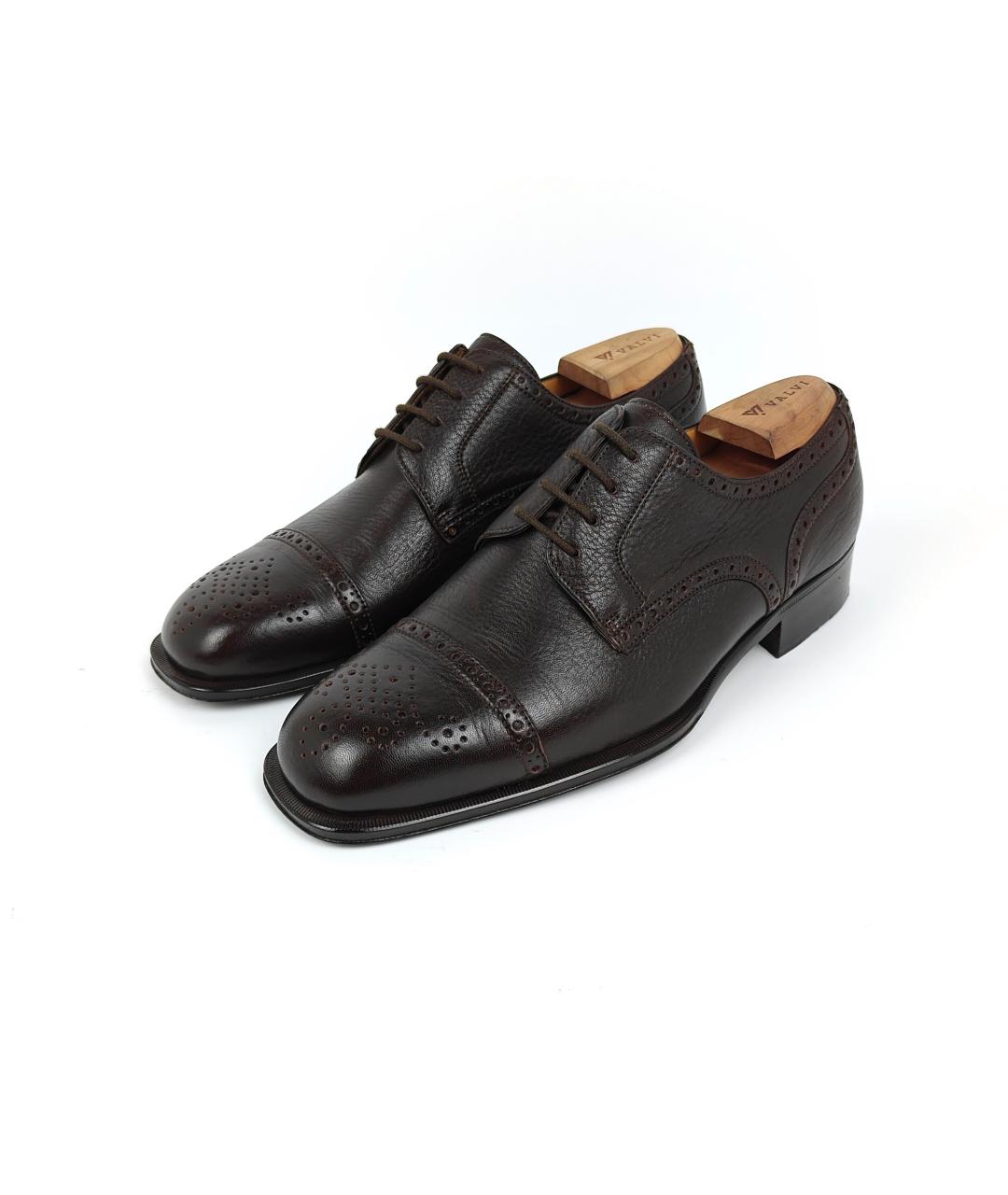 BALLY Коричневые кожаные туфли, фото 6