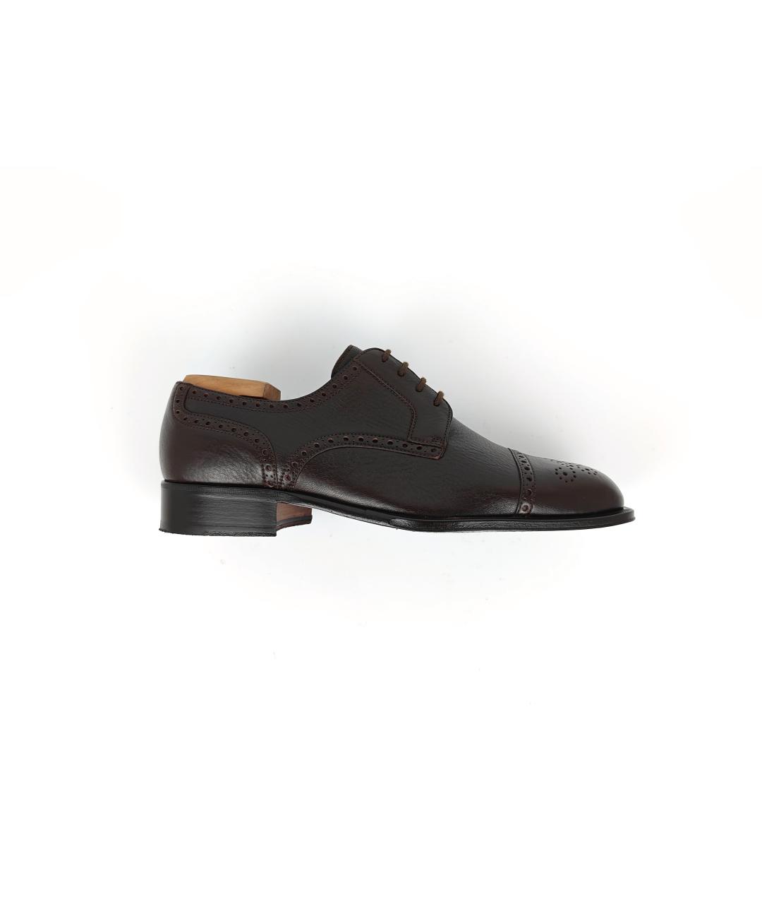 BALLY Коричневые кожаные туфли, фото 10