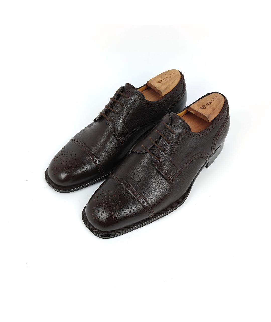 BALLY Коричневые кожаные туфли, фото 7