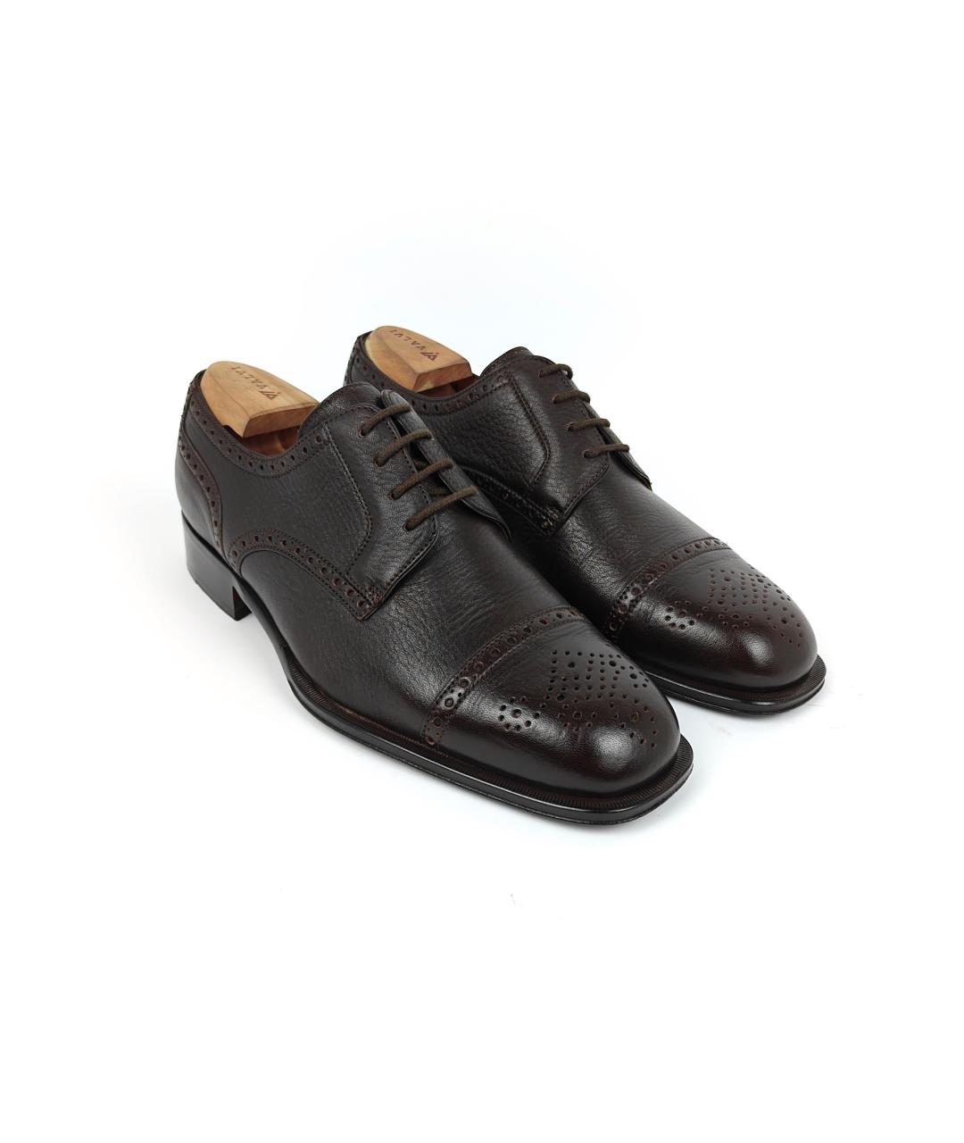 BALLY Коричневые кожаные туфли, фото 4
