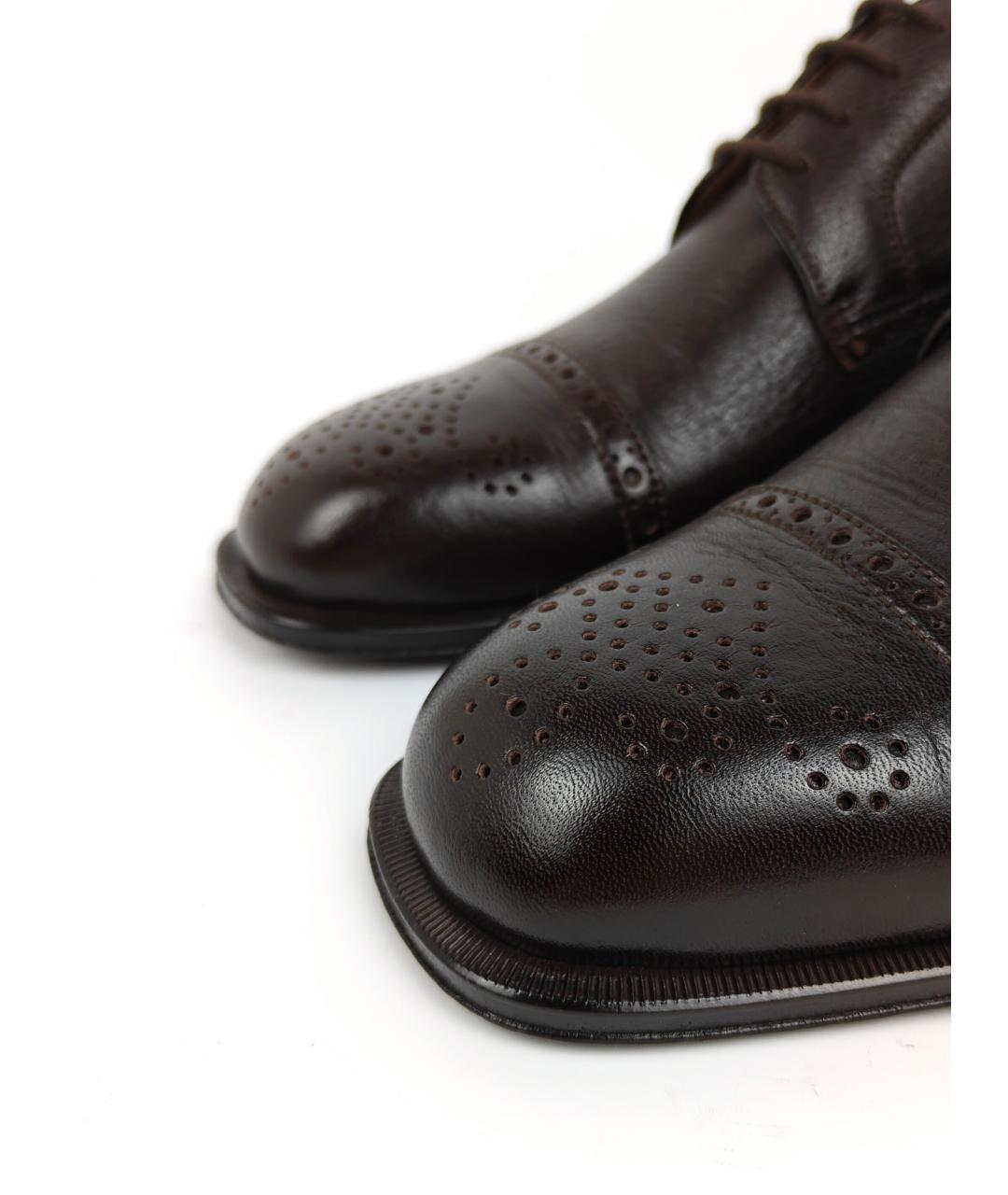 BALLY Коричневые кожаные туфли, фото 8