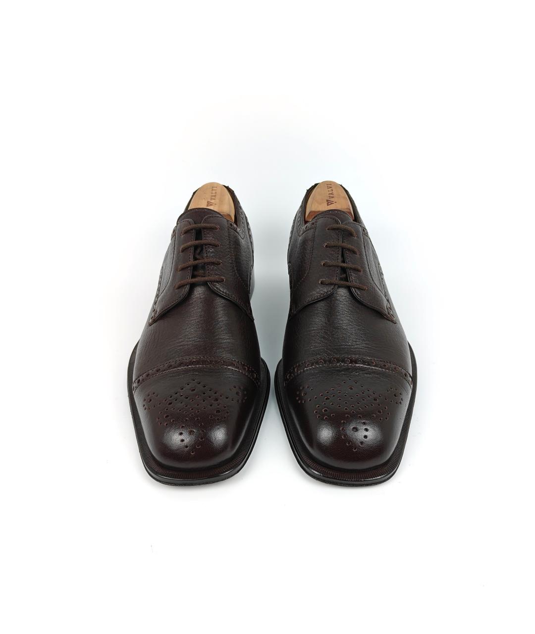 BALLY Коричневые кожаные туфли, фото 5