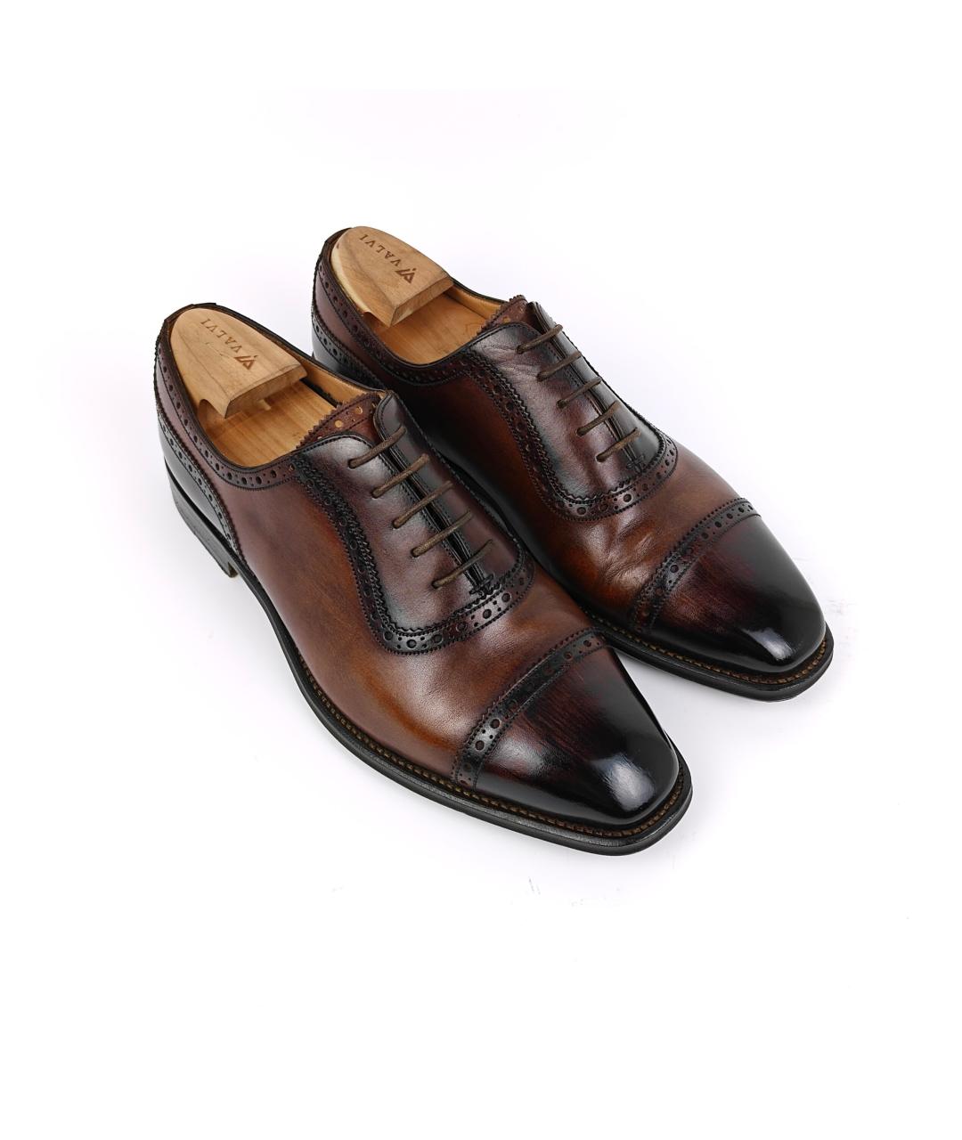 BALLY Коричневые кожаные туфли, фото 7