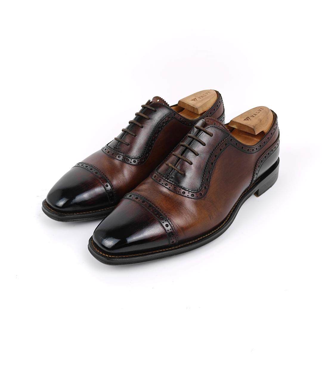 BALLY Коричневые кожаные туфли, фото 4