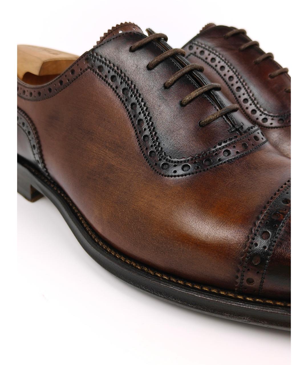 BALLY Коричневые кожаные туфли, фото 9