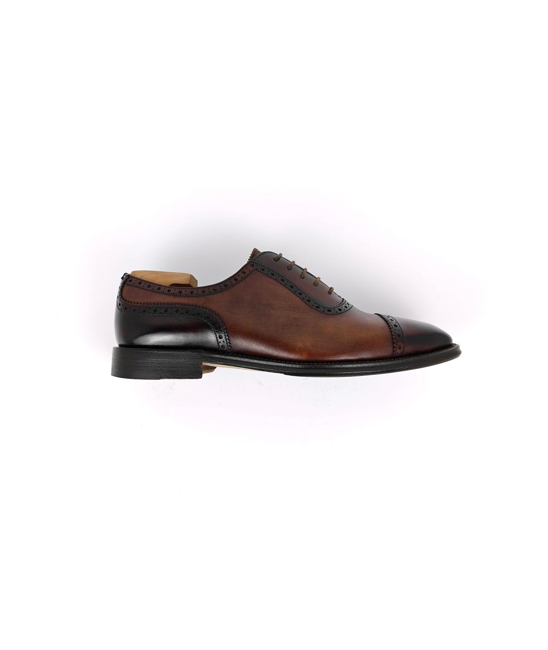 BALLY Коричневые кожаные туфли, фото 10
