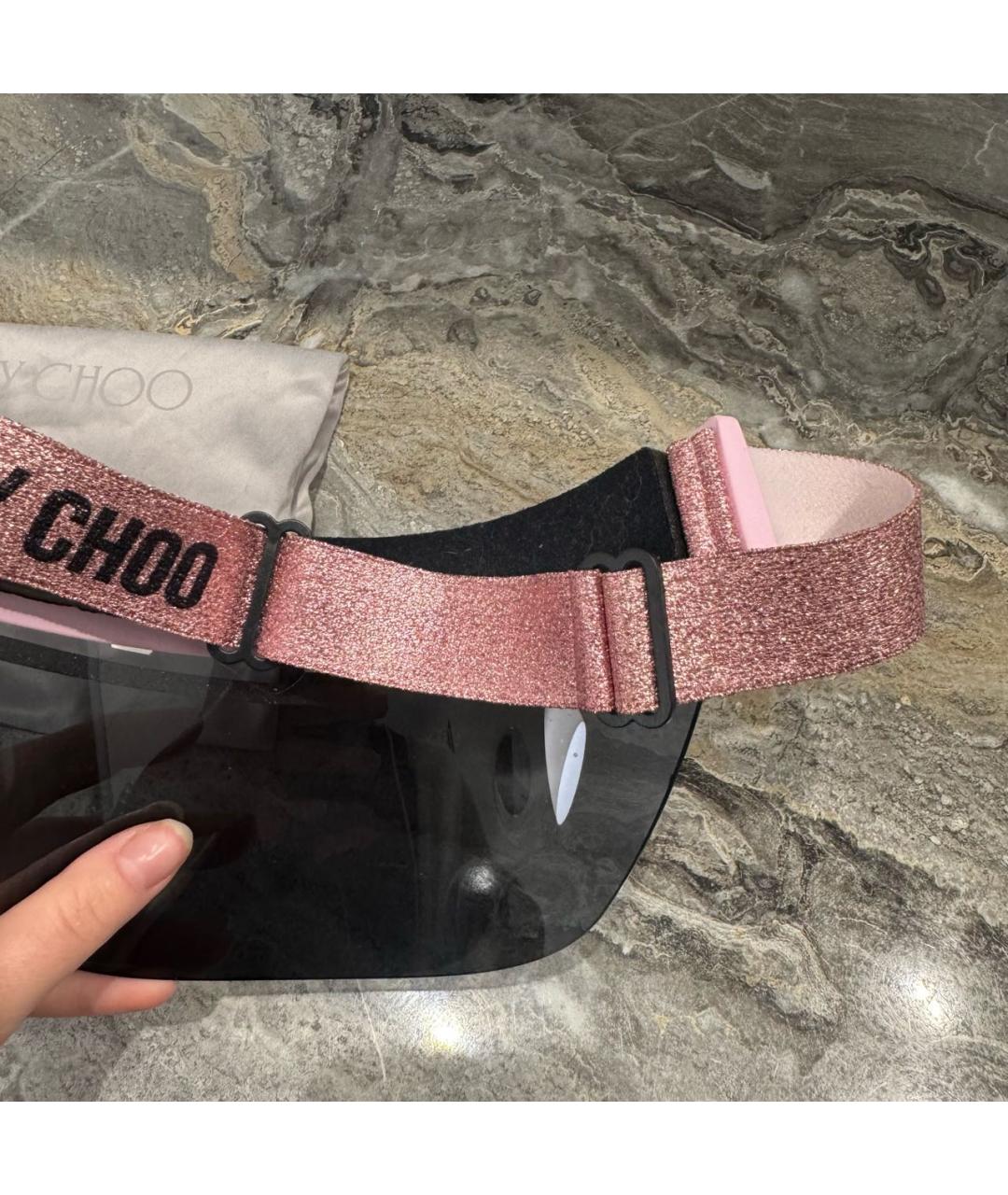 JIMMY CHOO Розовая кепка, фото 5