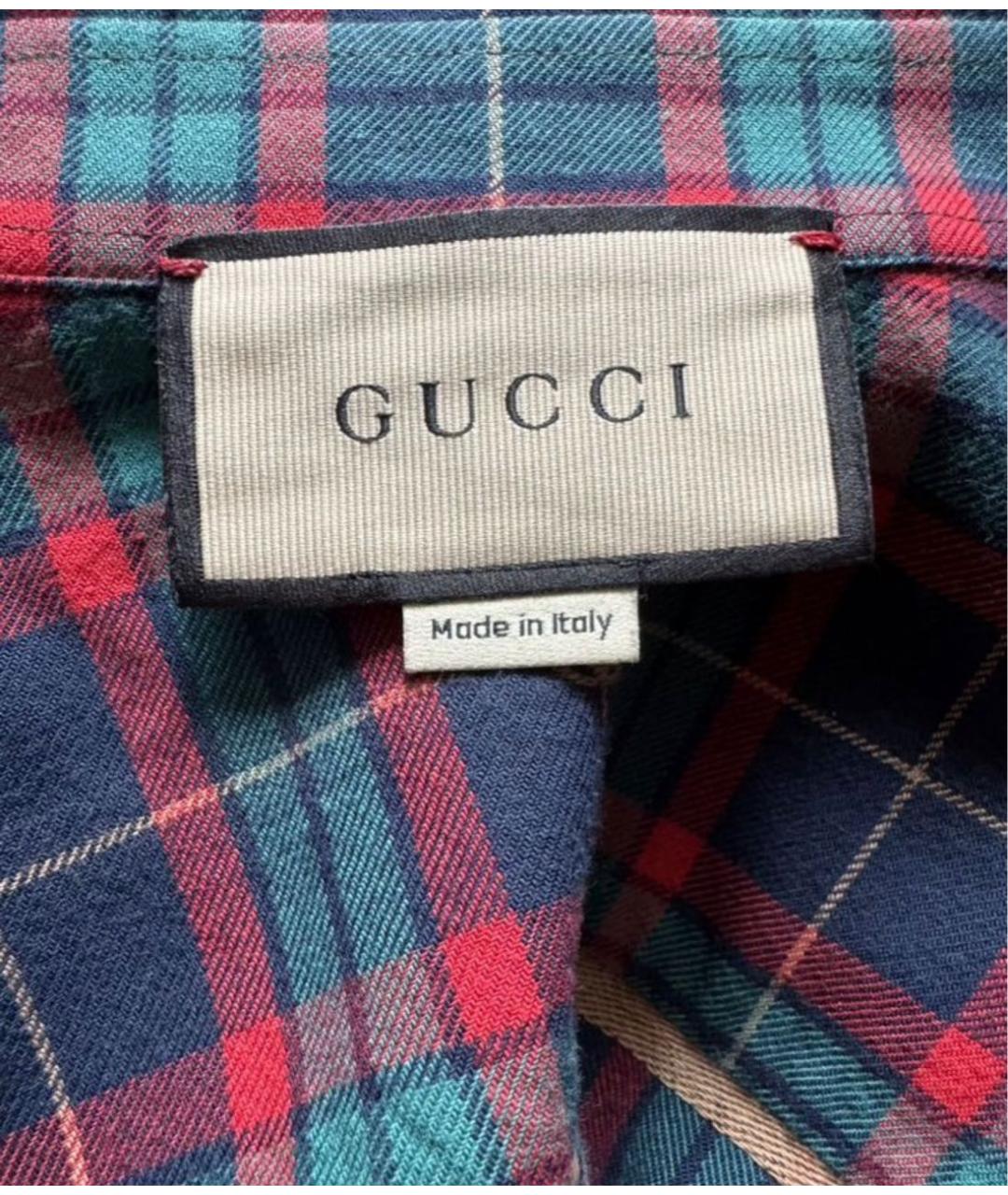 GUCCI Мульти кэжуал рубашка, фото 5