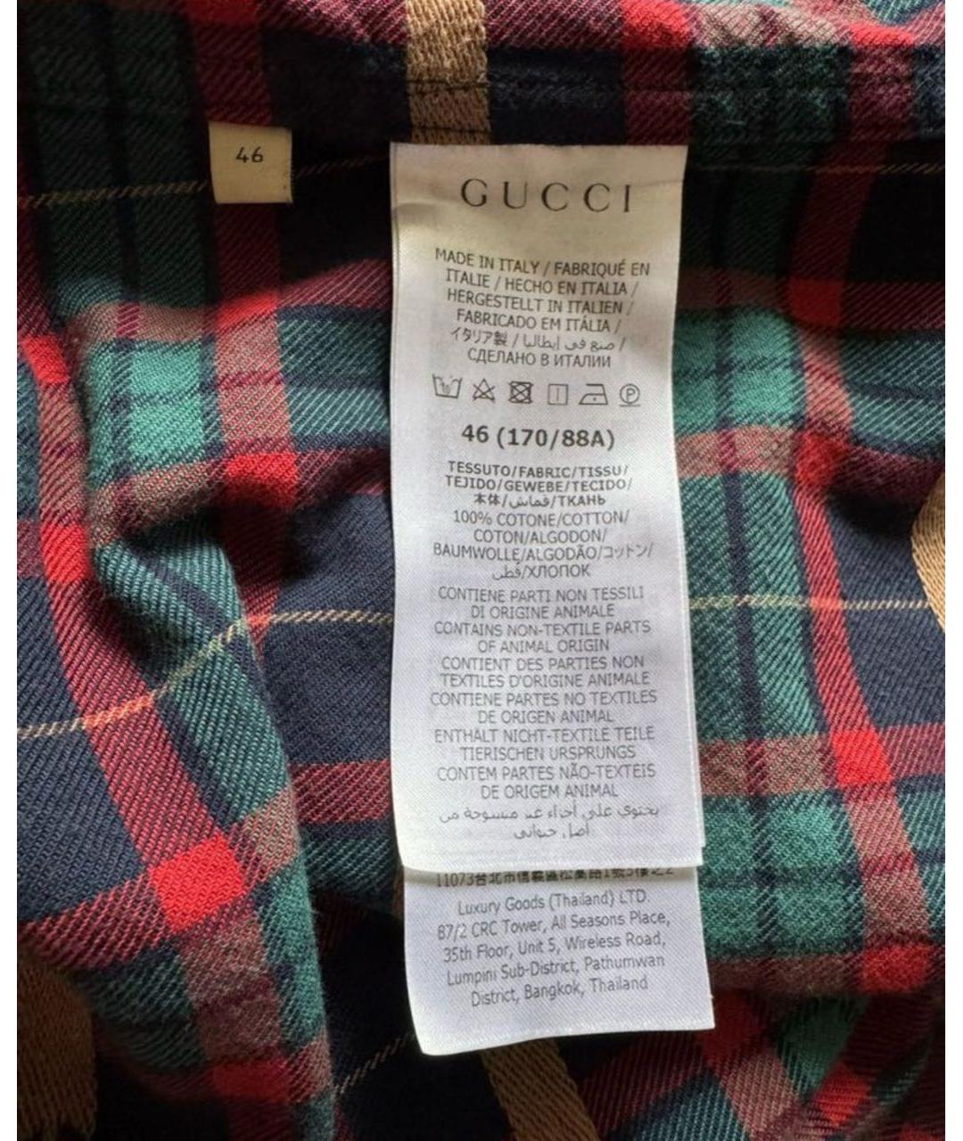 GUCCI Мульти кэжуал рубашка, фото 4