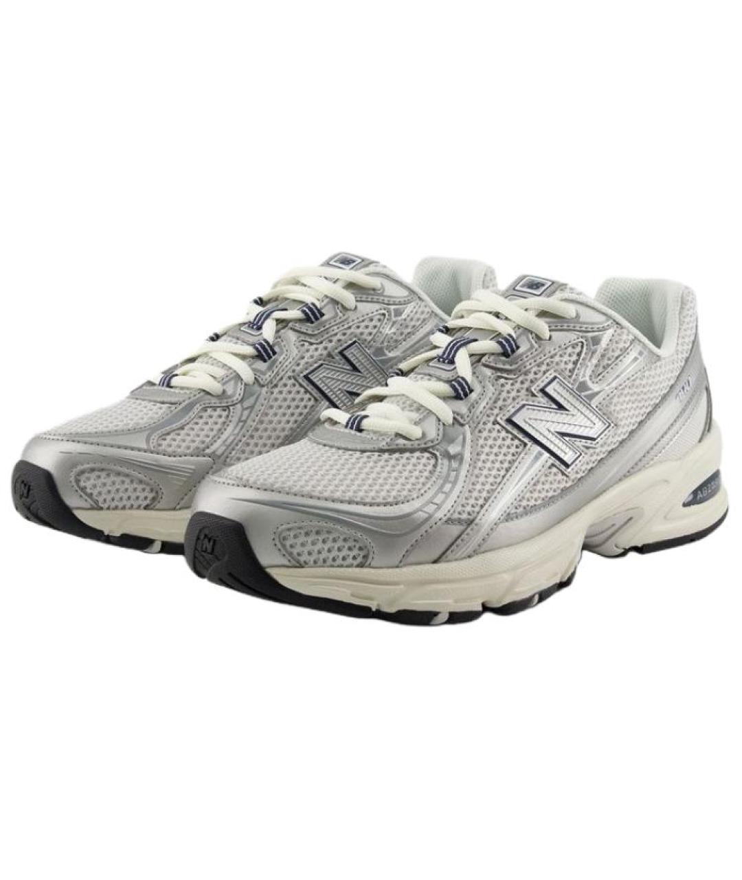 NEW BALANCE Серебряные кроссовки, фото 4