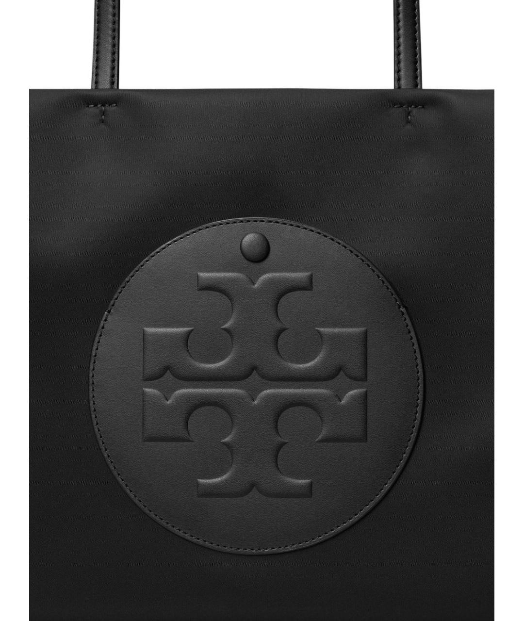 TORY BURCH Черная синтетическая сумка тоут, фото 6