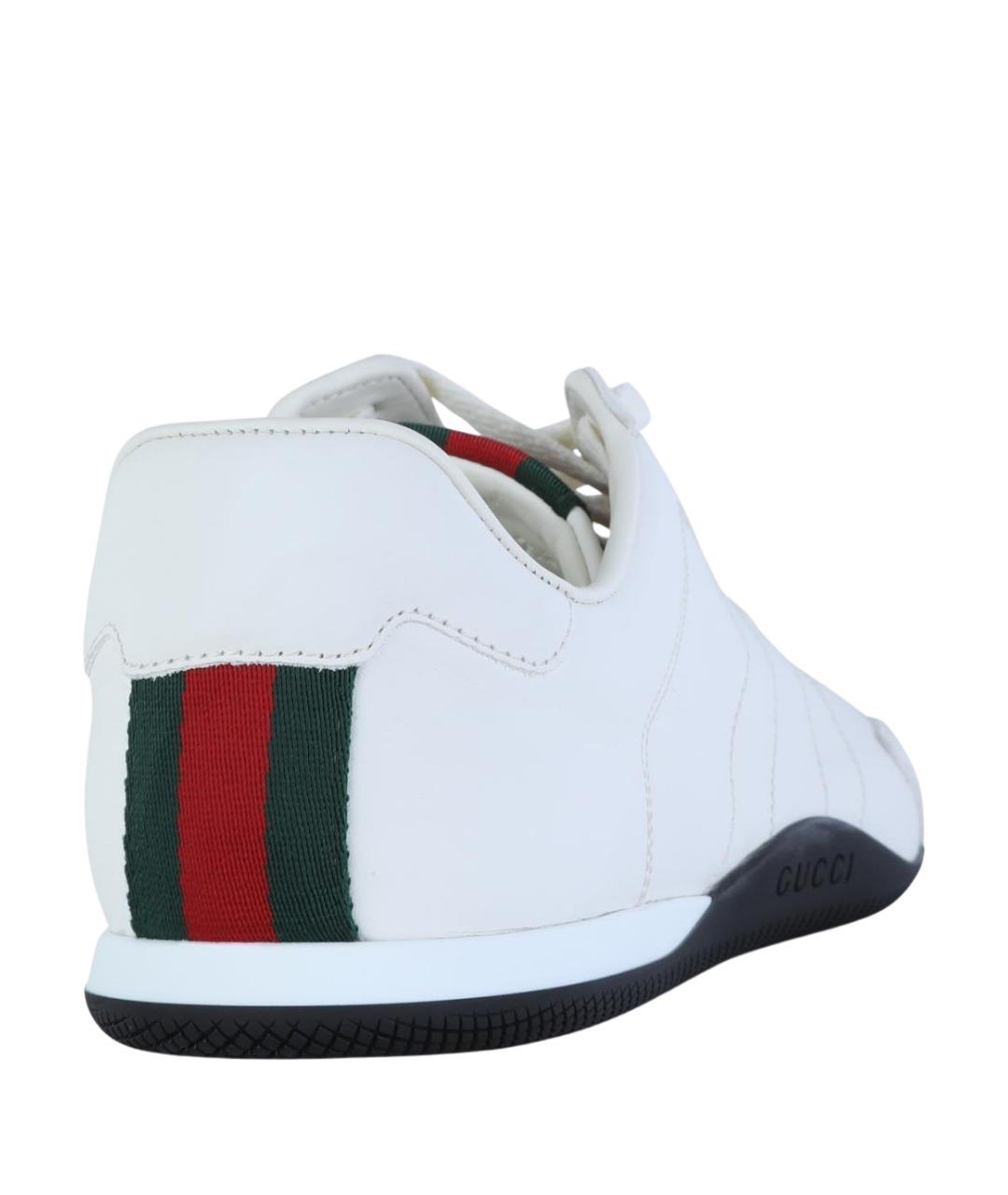 GUCCI Белые низкие кроссовки / кеды, фото 3
