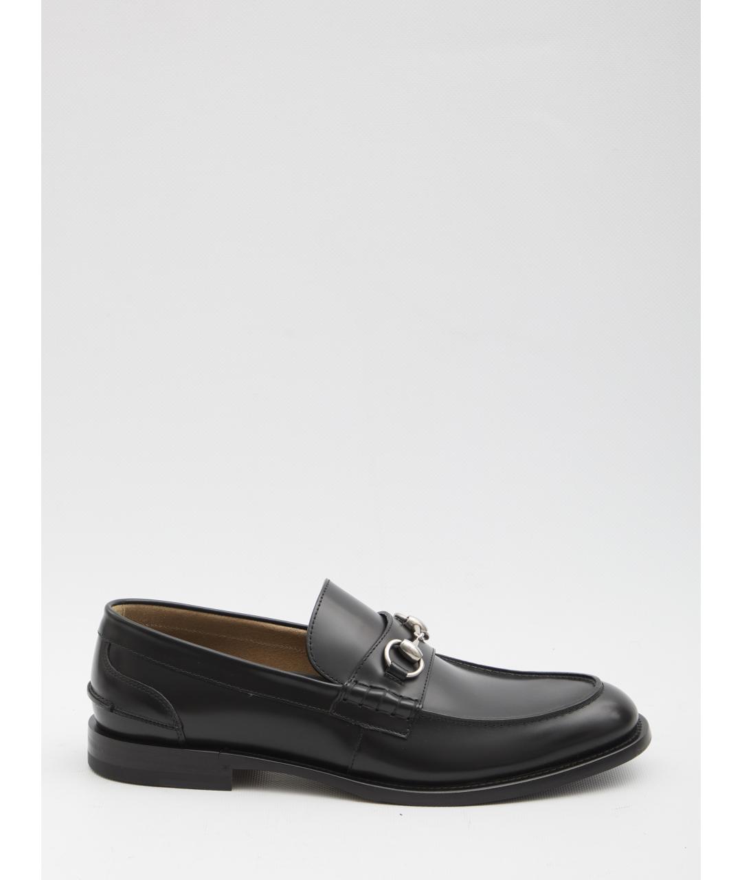 GUCCI Черные кожаные лоферы, фото 2