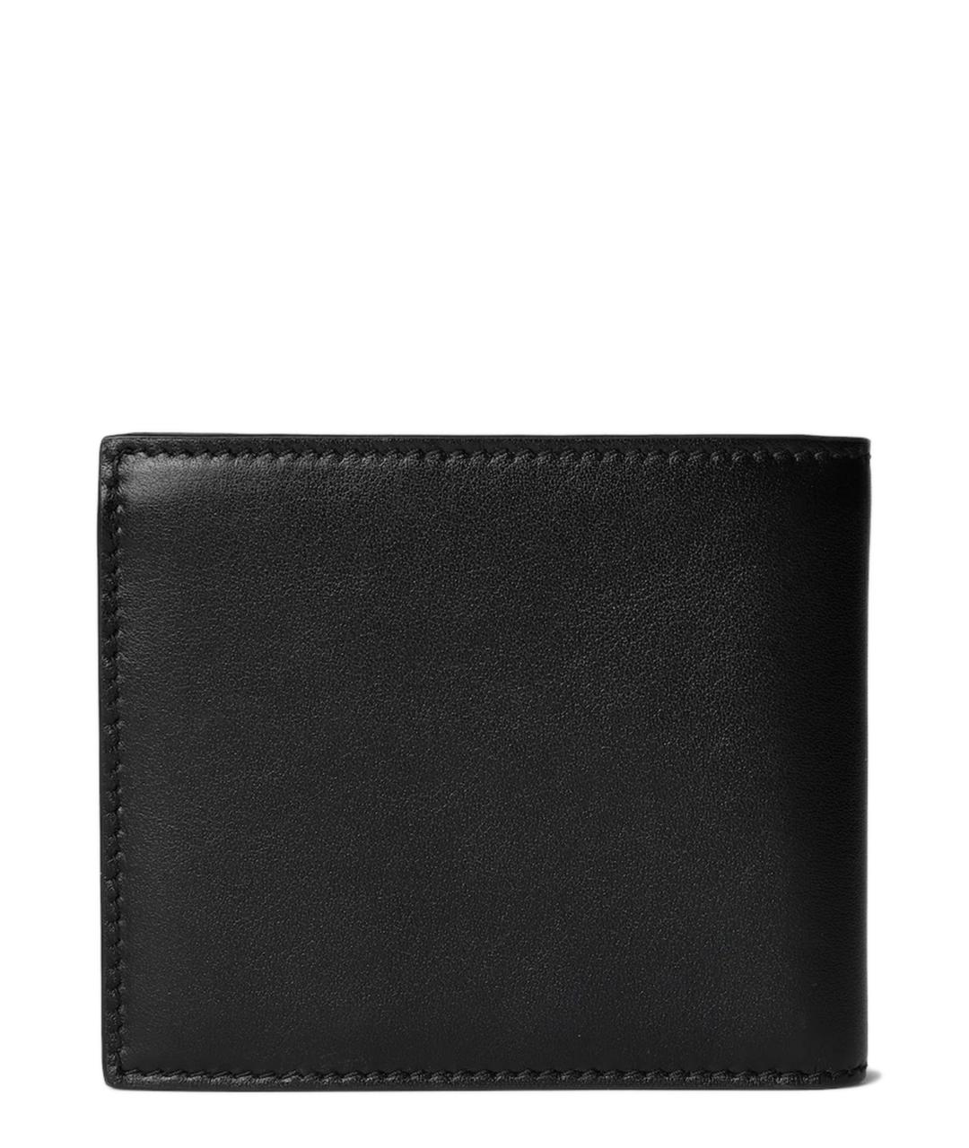 GUCCI Черный кожаный кошелек, фото 5