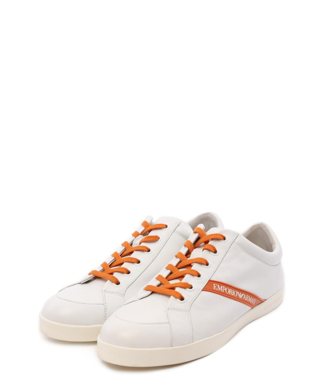 EMPORIO ARMANI Белые кеды, фото 3