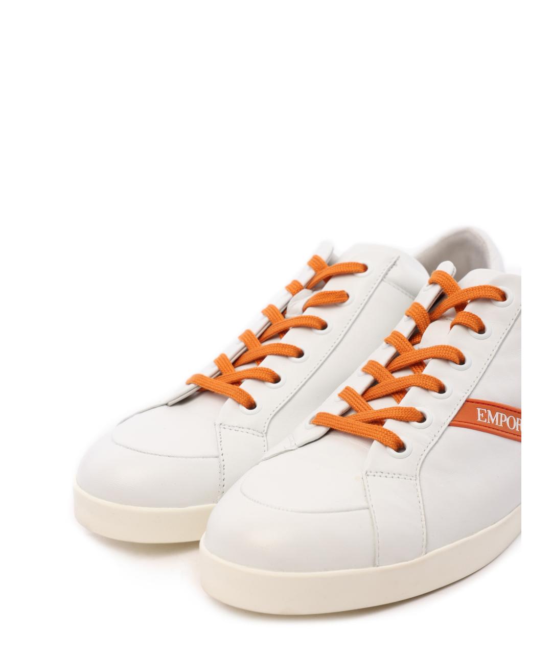 EMPORIO ARMANI Белые кеды, фото 4