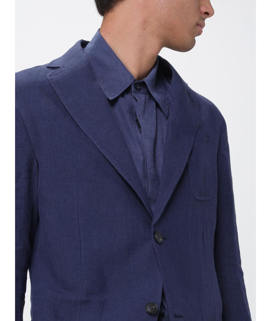 EMPORIO ARMANI Синий пиджак, фото 4