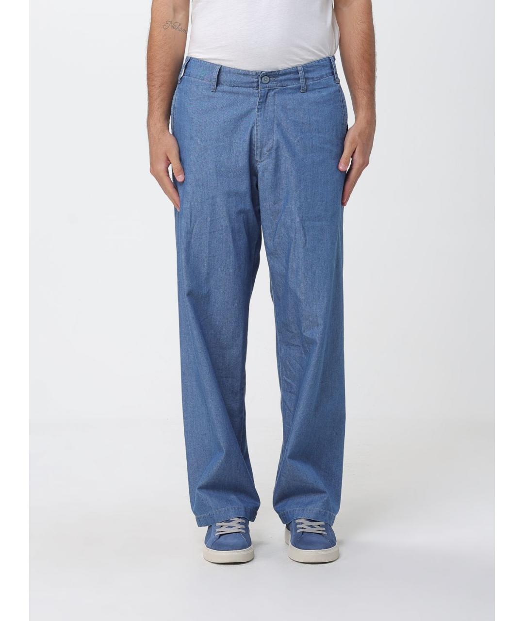 EMPORIO ARMANI Хлопковые повседневные брюки, фото 4