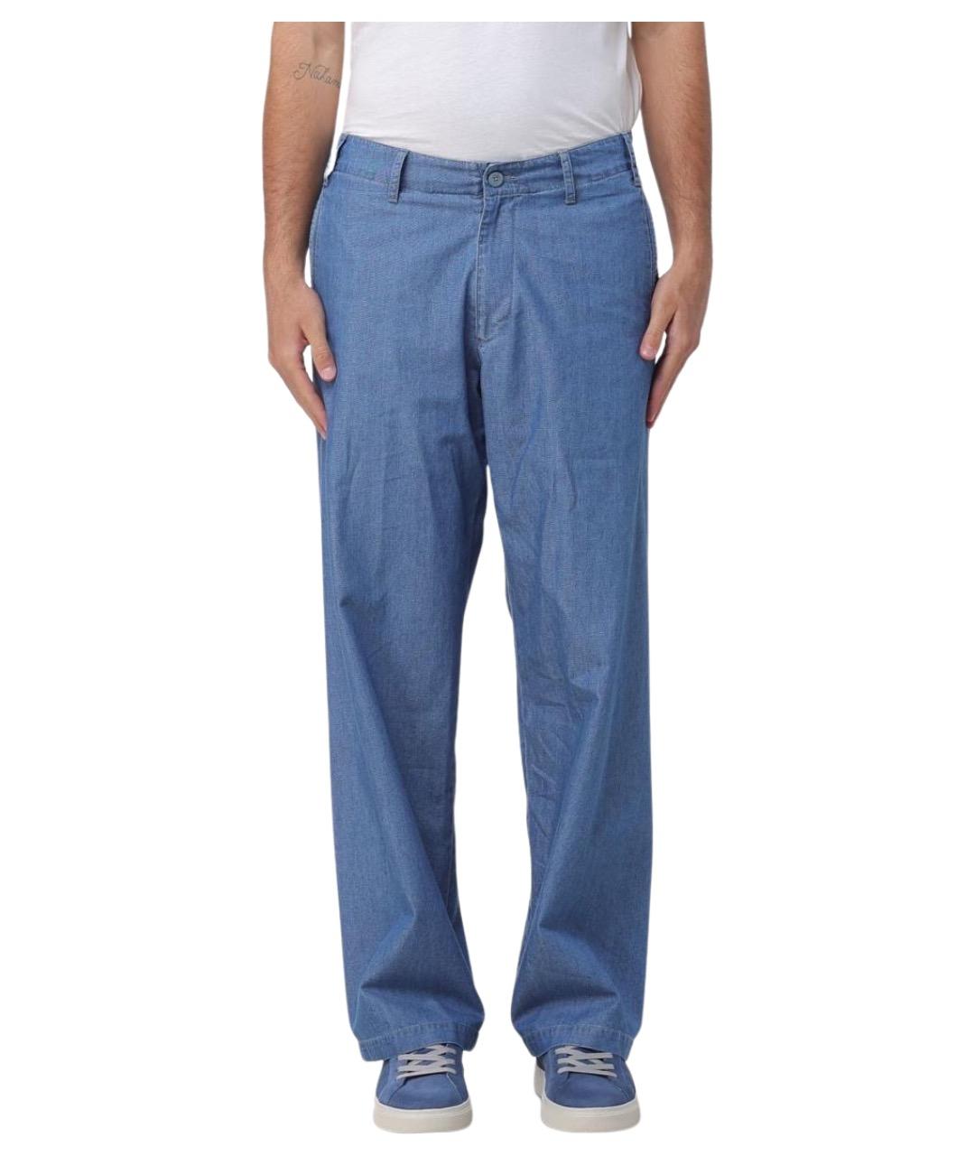 EMPORIO ARMANI Хлопковые повседневные брюки, фото 1