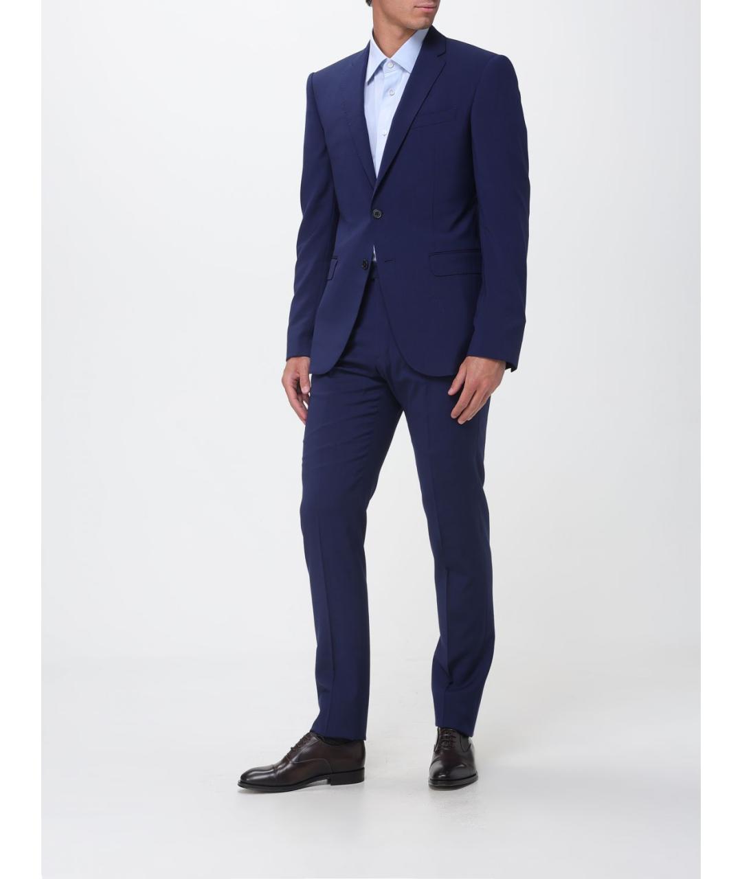 EMPORIO ARMANI Синий классический костюм, фото 3