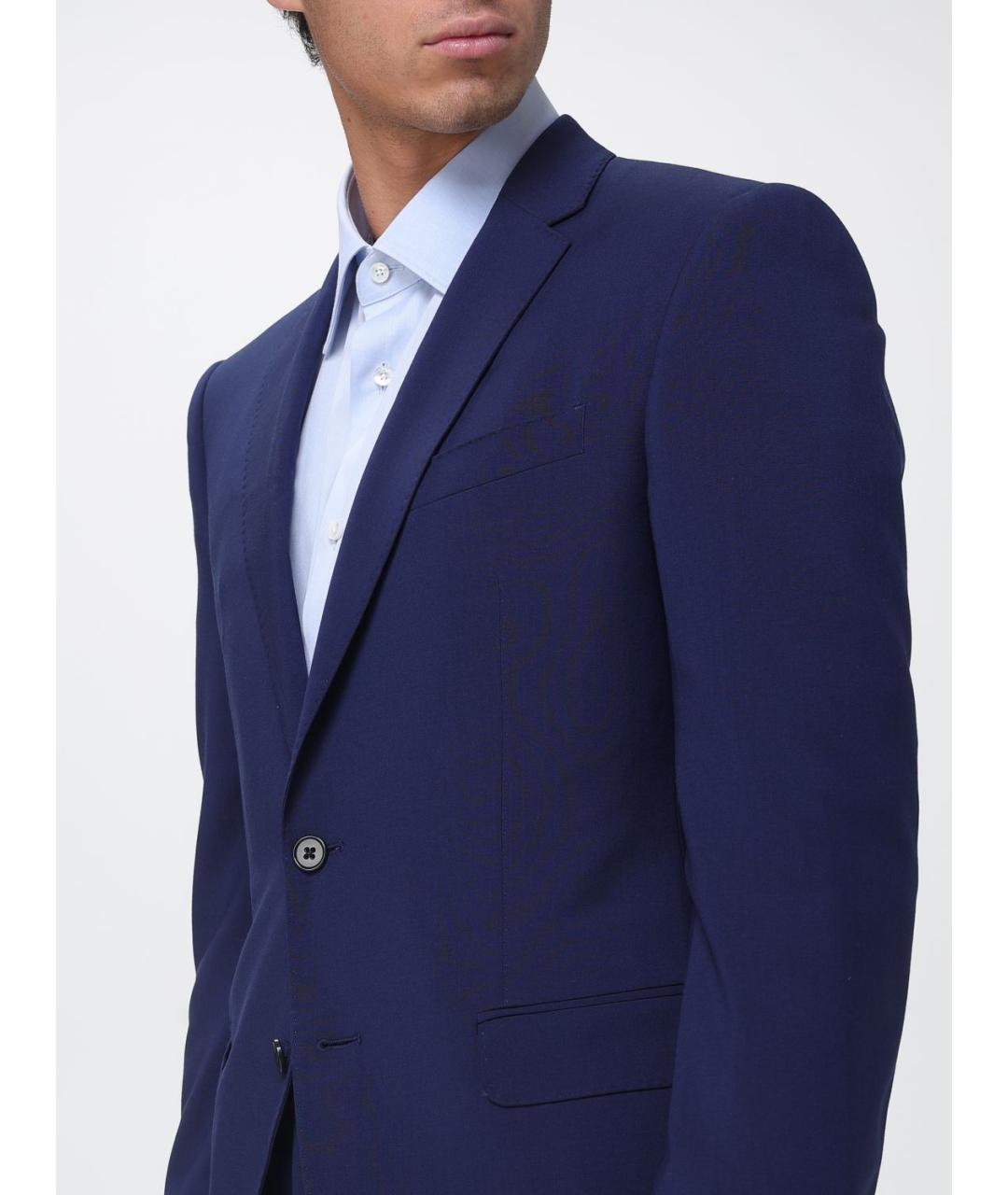 EMPORIO ARMANI Синий классический костюм, фото 7
