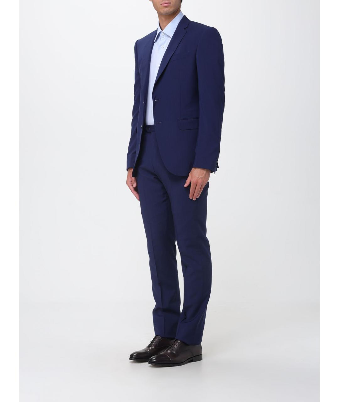 EMPORIO ARMANI Синий классический костюм, фото 2